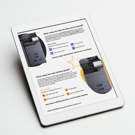 Kyocera Evolution Series | Kyocera Document Solutions America