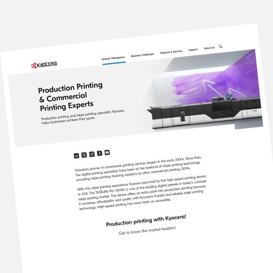 Learn more with our Production print hub! Learn more with our Production print hub!