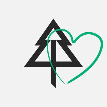 Sustainability  environment icon with a heart